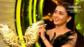 BB 15 Winning Moment Of Tejasswi Prakash  Bigg Boss 15 Winner Bani Tejasswi [upl. by Bride]