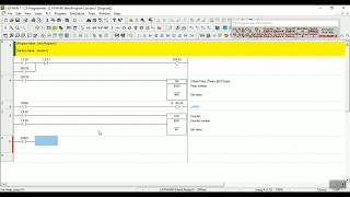 LATIHAN 3 OMRON  Program dasar PLC dengan Intruksi TIMER amp COUNTER menggunakan CX  Programmer [upl. by Padegs]