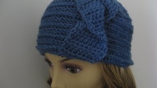 Crochet Horizontal Rib stitch headband and Hat [upl. by Nalhsa]