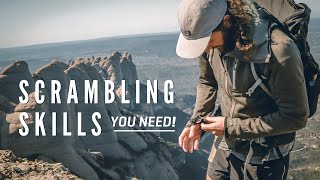 Scrambling Basics that Every Hiker Should Know Tips amp Techniques [upl. by Hannaoj]