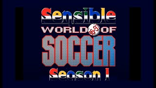 Sensible World of Soccer 9697 Longplay  Amiga  Season 1 [upl. by Inahpit]