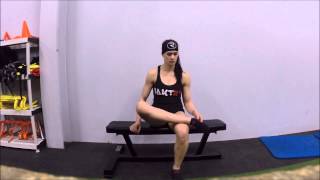 Seated Ankle Eversion Mobilization [upl. by Webber617]