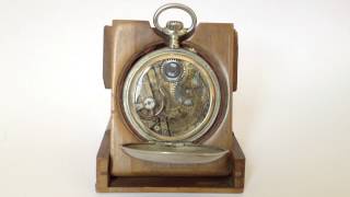 ROSKOPF POCKET WATCH 1ST PRIZE PARIS 1900 RUNNING PERFECTLY [upl. by Reeher604]