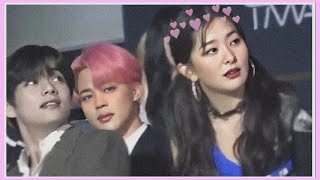 Jimin having a crush on Seulgi for 7 minutes straight [upl. by Alliehs]