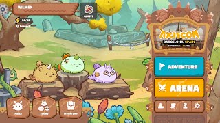 Axie infinity classic v2 gameplay 22  RAP Reptile Aqua Plant Termi Team [upl. by Oderf]