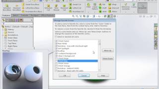 RealView and Scene Display in SolidWorks [upl. by Anavlis]