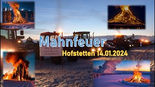 Das Mahnfeuer 2024  Hofstetten Landkreis Landsberg  Bleibt im Gedächtnis [upl. by Bander]