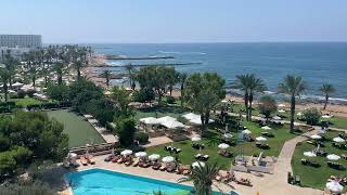 View from the Athena Royal Beach Hotel Pafos Cyprus [upl. by Darnall]