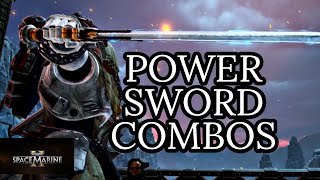 POWER SWORD MOVE SETS ARE VICIOUS Space Marine 2 PVP Bulwark Class [upl. by Sutit]