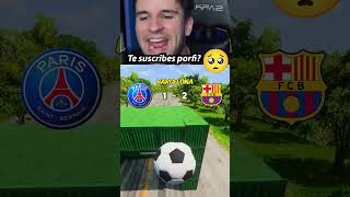 Coches de PSG vs FC BARCELONA 😱😨 ¿QUIEN GANARÁ 🤯 shorts [upl. by Redienhcs]