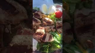 Healthier Cobb Salad salad [upl. by Ahsirak542]