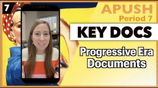 APUSH Period 7 Progressive Era Key Documents apush [upl. by Assenej]