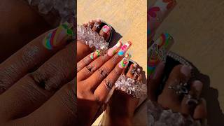 Nails  Toes done for 4🔥sheinnails pressonnails shorts [upl. by Nide738]