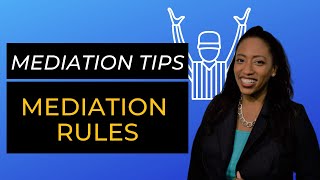 MEDIATION GUIDE FOR BEGINNERS  What you need to know about the mediation rules [upl. by Lamak]