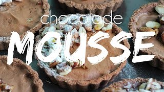 VEGAN CHOCOLADEMOUSSE  AQUAFABA  Lets Vegan [upl. by Erv]