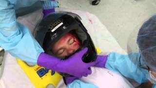 Helmet Removal How to ATLS [upl. by Rochell]