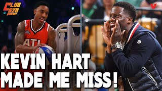 Kevin Hart heckled Jeff Teague into missing a layup in NBA Skills Challenge  Club 520 Podcast [upl. by Mignonne]