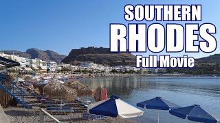 Southern Rhodes Ρόδος Greece  Beaches Castles and Monasteries in 87 min  FULL MOVE [upl. by Lidaa]