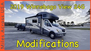 2019 Winnebago View Modifications and Enhancements [upl. by Hadwin503]