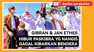 Isak Tangis Paskibraka Solo Gagal Kibarkan Bendera  Gibran amp Jan Ethes Hibur Anggota Paskibra [upl. by Lhok]