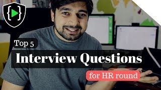 Top 5 interview questions for HR round [upl. by Caton306]