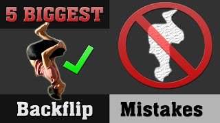 5 Biggest Backflip Mistakes  Perfect Your Backflip [upl. by Andras]