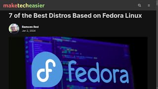 7 of the Best Distros Based on Fedora Linux [upl. by Malory]