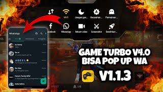 GAME TURBO V40 TERBARU‼️GAME TURBO BISA POP UP WA UNTUK SEMUA HP ANDROID [upl. by Adarbil]