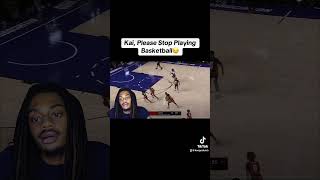 Kai Please Stop Playing Basketball😒 kaicenat shorts funny basketball shortvideo short [upl. by Yclehc]