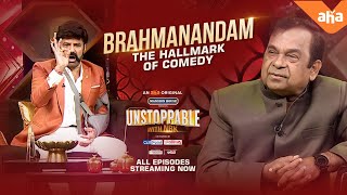 Brahmanandam  The Hallmark of Comedy  Unstoppable with NBK  All episodes streaming now [upl. by Sherer677]