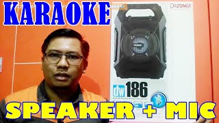 CEK SOUND SPEAKER KARAOKE DAZUMBA DW186  SPEAKER RAPAT  MASTERPIECE COM  082230000113 [upl. by Behlke]