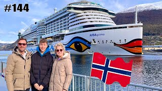 ONZE 1e CRUISE naar NOORSE FJORDEN VLOG 144 [upl. by Heger]