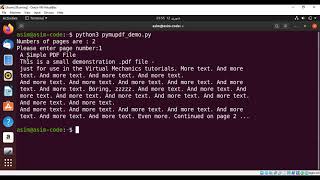 Extract text from PDF documents using the PyMuPDF in Python [upl. by Yblek]