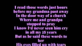 Collin Raye If you get there before I do lyrics [upl. by Brazee]