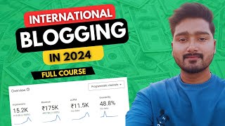 Blogging Complete Course for Beginners  How to Start Blogging amp Earn Money in 2024 [upl. by Esinrahc]