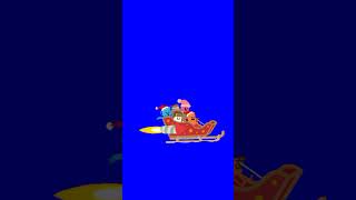 Santa Claus carriage  Carruaje de Santa Claus Shorts Bluescreen [upl. by Eural]