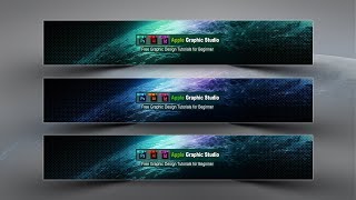 How to Design a Youtube Channel Art  Photoshop Tutorial [upl. by Budworth916]