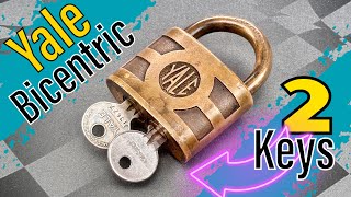 1598 Yale “Bicentric” Padlock Picked [upl. by Savannah]