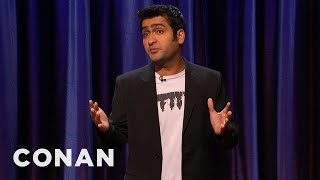 Kumail Nanjiani Watched “The Elephant Man” At A Very Young Age  CONAN on TBS [upl. by Mooney723]