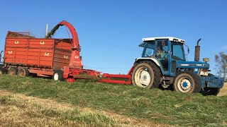 Old School Silage In Ireland  First Cut 2018 [upl. by Simonetta]