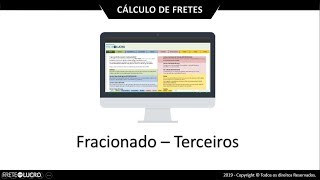 Planilha de Cálculo de Frete Fracionado – Frota Terceirizada [upl. by Ylrehc]