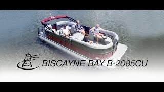 2017 Biscayne Bay B2085CU Pontoon Boat  Misty Harbor Boats [upl. by Kirsch]