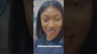 Megan Thee Stallion gets LASIK with Dr Feinerman  Newport Beach  Feinerman Vision [upl. by Ursa]