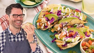 Ultimate Fish Tacos Recipe  Fresh Easy and Delicious [upl. by Aitnahc]