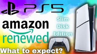 Review of PS5 Slim Digital Edition Amazon Used Renewed [upl. by Aekim788]