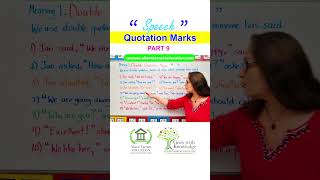 Using Speech Marks  Punctuating Direct Speech  EasyTeaching english writing punctuation speech [upl. by Bourne]