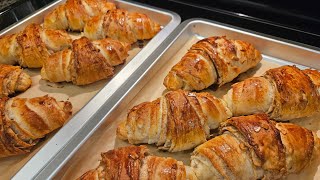 Almond Croissant pastry recipe  you will be amazed at the result [upl. by Atnauqal775]