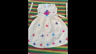 Hatar kajar baby dress mawas hand work [upl. by Ainna]