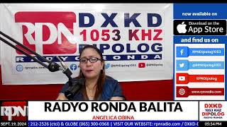 RADYO RONDA BALITA with ANGELICA OBINA SEPTEMBER 19 2024 [upl. by Lj]