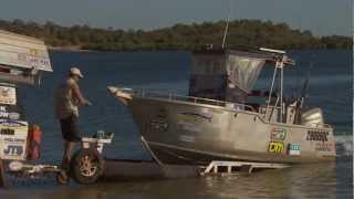 Getting a boat out of the water the hard way ► All 4 Adventure TV [upl. by Gillead]